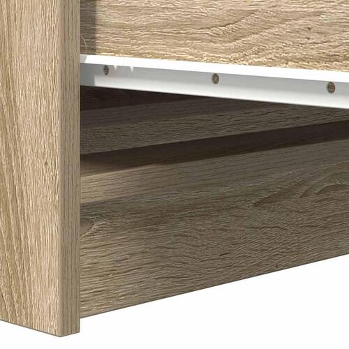Skænk 100x35x99 cm konstrueret træ sonoma-eg