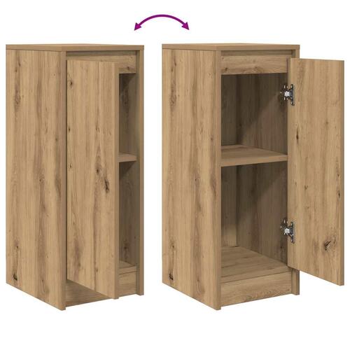 Skænk 29,5x34x76 cm konstrueret træ kunsteg