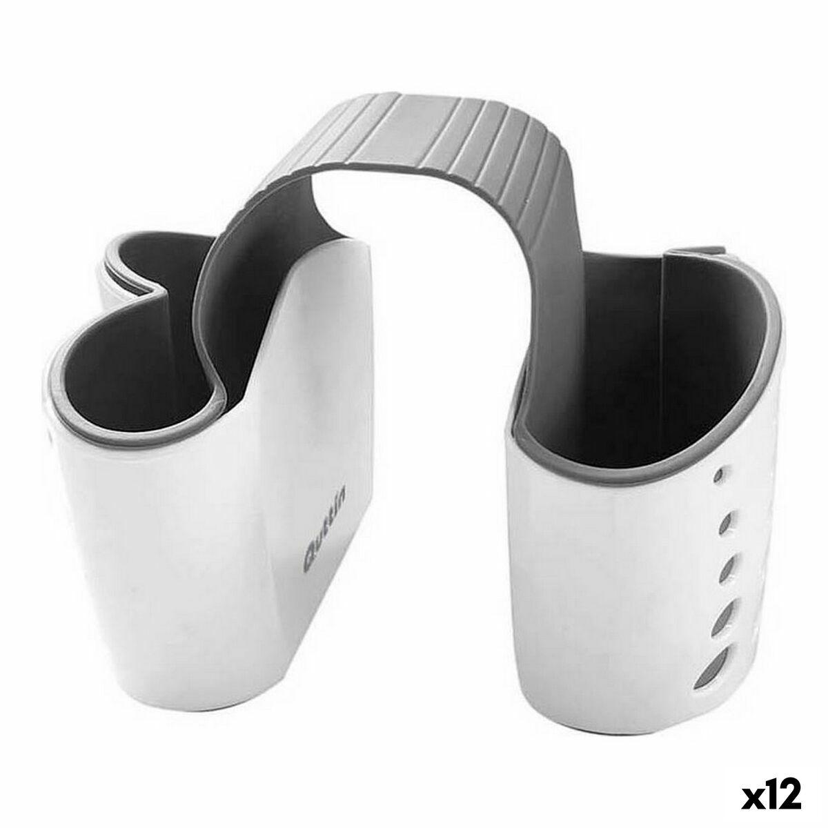 Quttin dobbelt vaskearrangør - Hvid, 15 × 9 × 12 cm (12 stk)