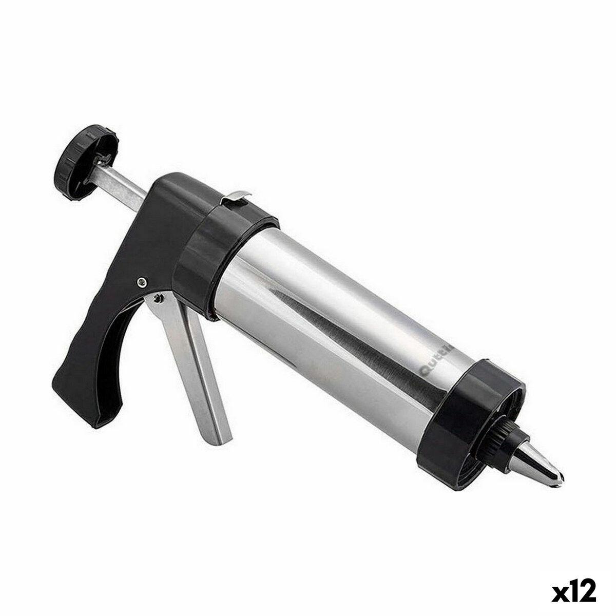 Quttin sprøjtepistol i rustfrit stål - sæt med dyser (12 enheder)