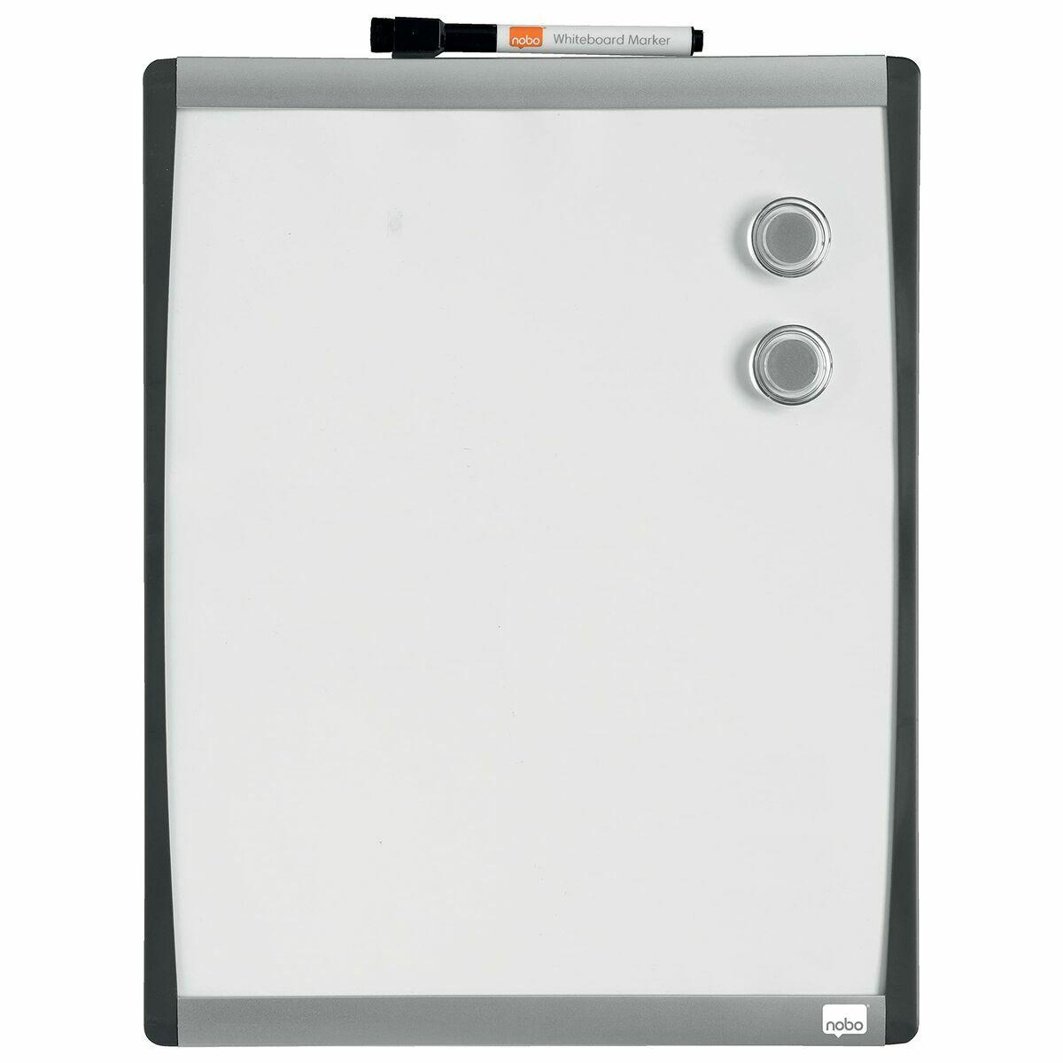 ACCO Brands lille magnetisk whiteboard med buet ramme 28x33,5 cm