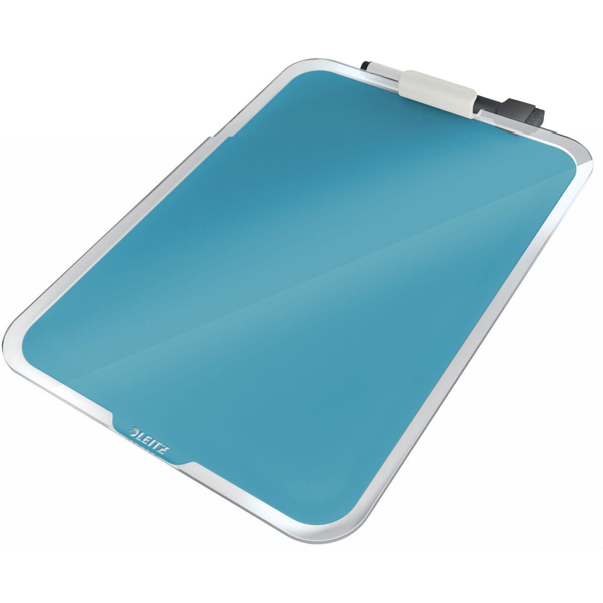 Leitz Cosy staffeli i hærdet glas - blå, uden ramme billede