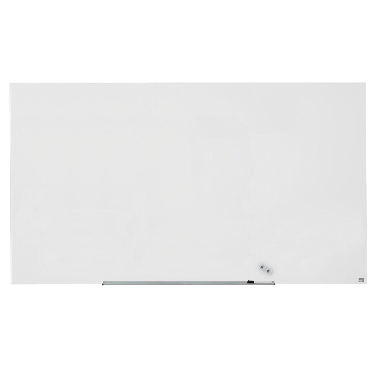 Nobo Impression Pro magnetisk whiteboard glastavle 85" 190x100 cm Brilliant hvid