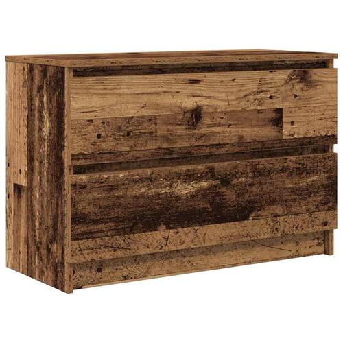 Tv-bord 80x35x54 cm konstrueret træ antikt trælook