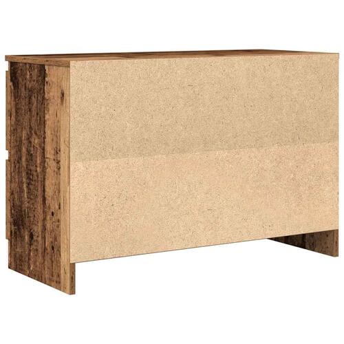 Tv-bord 80x35x54 cm konstrueret træ antikt trælook