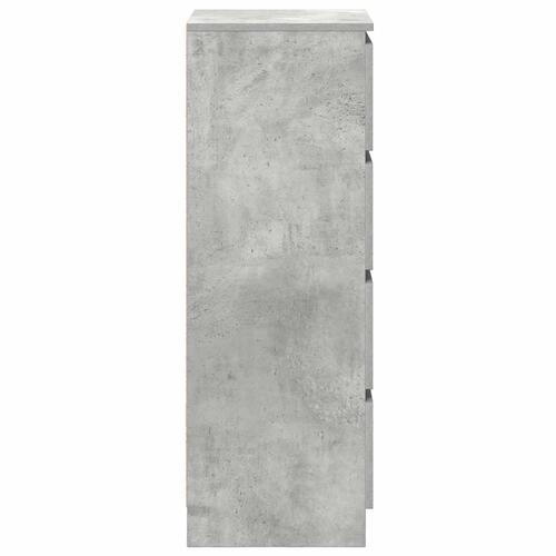 Skænk 37,5x35x99 cm konstrueret træ betongrå