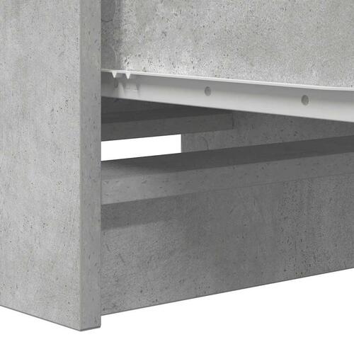 Skænk 37,5x35x99 cm konstrueret træ betongrå