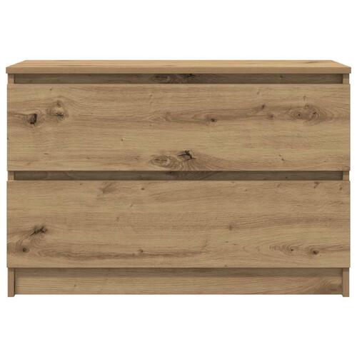 Tv-bord 80x35x54 cm konstrueret træ kunsteg