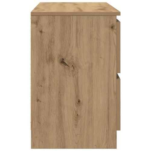 Tv-bord 80x35x54 cm konstrueret træ kunsteg