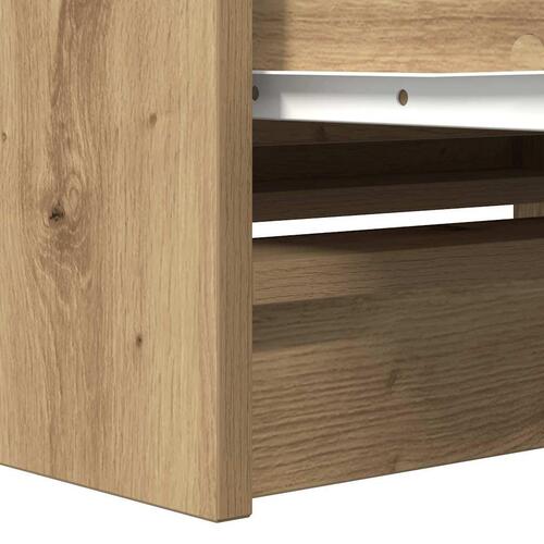 Tv-bord 80x35x54 cm konstrueret træ kunsteg