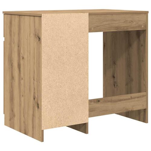 Skrivebord 86x49x76 cm konstrueret træ kunsteg