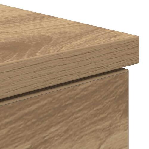 Skrivebord 86x49x76 cm konstrueret træ kunsteg