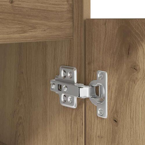 Skrivebord 86x49x76 cm konstrueret træ kunsteg