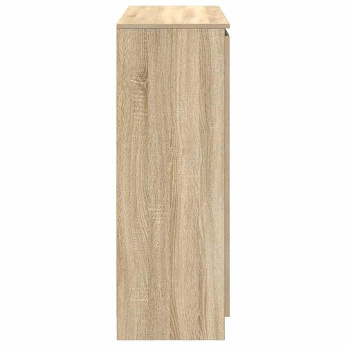 Skænk med skuffer 100,5x35x98,5 cm konstrueret træ sonoma-eg