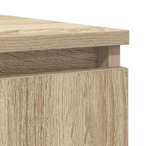 Skænk med skuffer 100,5x35x98,5 cm konstrueret træ sonoma-eg
