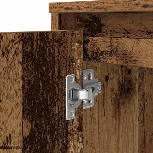 Skrivebord 120x42x76 cm konstrueret træ antikt træ