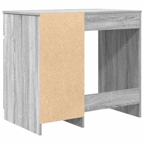 Skrivebord 86x49x76 cm konstrueret træ grå sonoma-eg