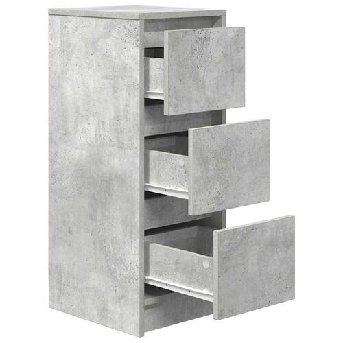 Skænk 29,5x34x76 cm konstrueret træ betongrå