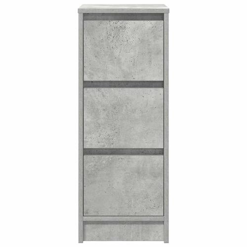 Skænk 29,5x34x76 cm konstrueret træ betongrå