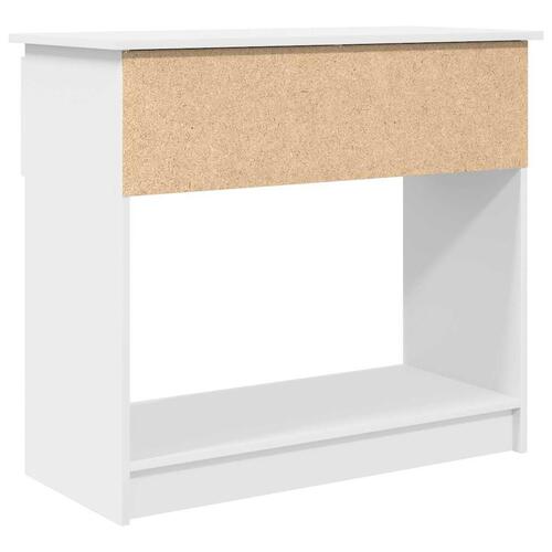 Konsolbord med skuffer 85,5x38,5x74,5 cm hvid