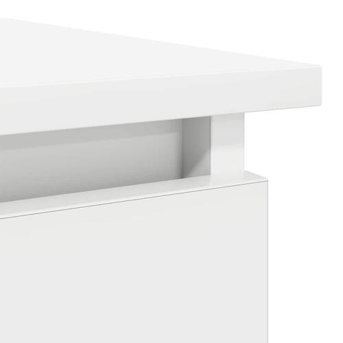 Konsolbord med skuffer 85,5x38,5x74,5 cm hvid