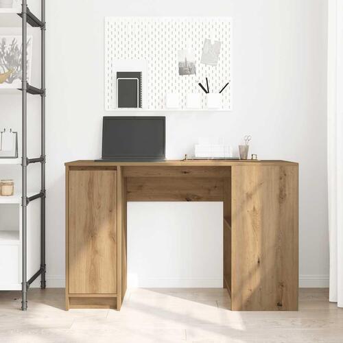 Skrivebord 120x42x76 cm konstrueret træ kunsteg
