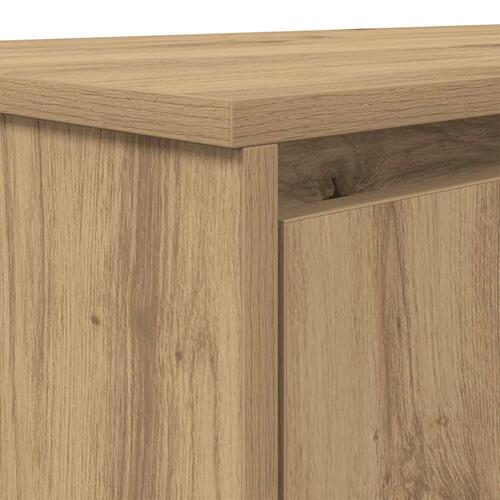 Skrivebord 120x42x76 cm konstrueret træ kunsteg