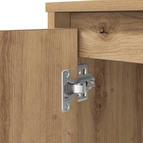 Skrivebord 120x42x76 cm konstrueret træ kunsteg
