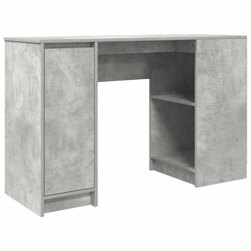 Skrivebord 120x42x76 cm konstrueret træ betongrå