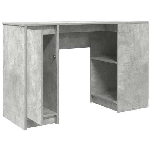 Skrivebord 120x42x76 cm konstrueret træ betongrå