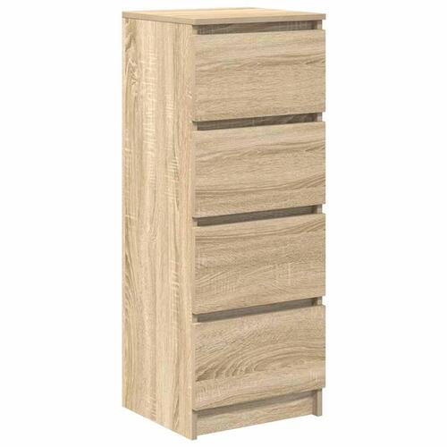 Skænk 37,5x35x99 cm konstrueret træ sonoma-eg