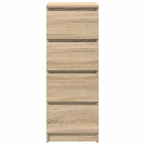 Skænk 37,5x35x99 cm konstrueret træ sonoma-eg
