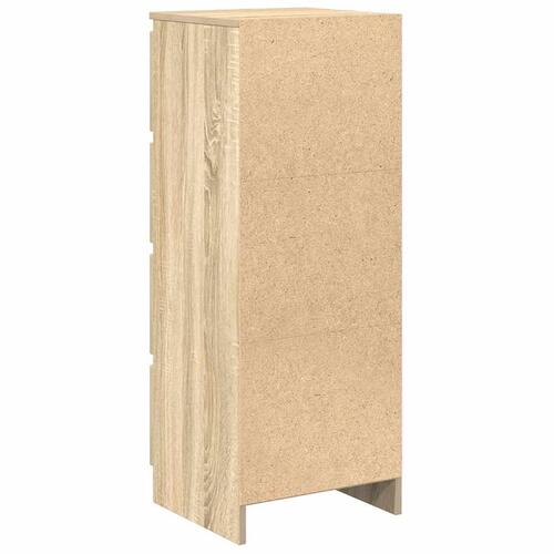 Skænk 37,5x35x99 cm konstrueret træ sonoma-eg