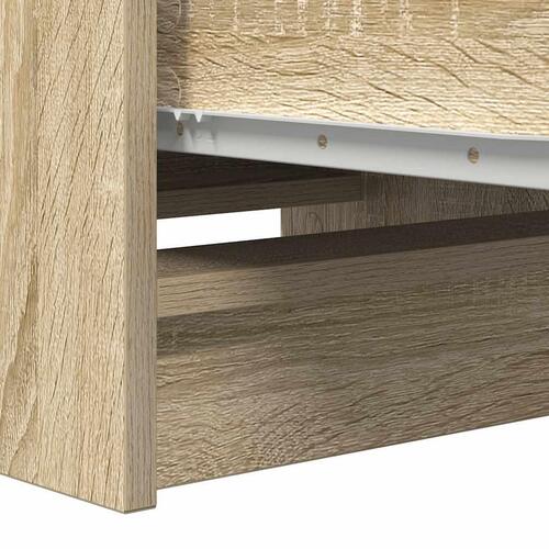 Skænk 37,5x35x99 cm konstrueret træ sonoma-eg