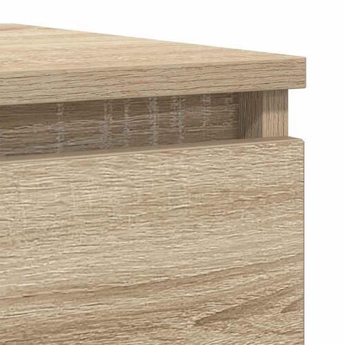 Skænk 37,5x35x99 cm konstrueret træ sonoma-eg