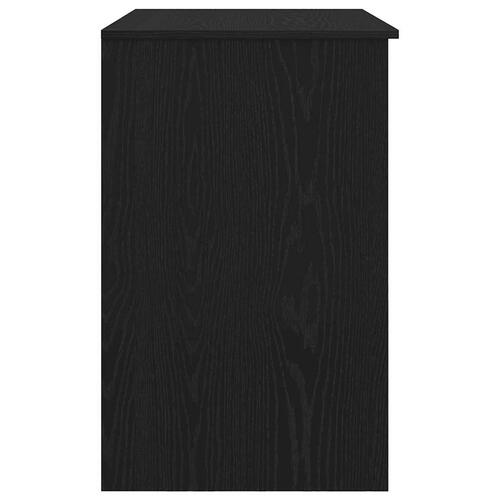 Skrivebord 86x49x76 cm konstrueret træ sort-eg