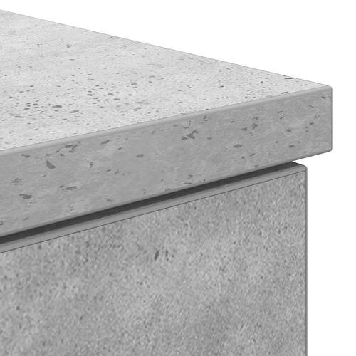 Skrivebord 86x49x76 cm konstrueret træ betongrå