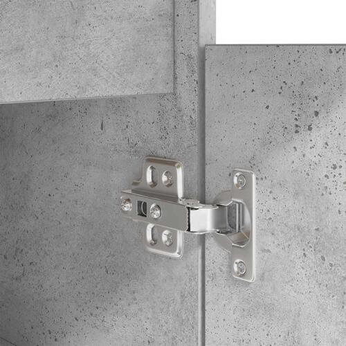 Skrivebord 86x49x76 cm konstrueret træ betongrå