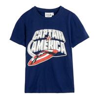 Børne Kortærmet T-shirt The Avengers Blå 6 år