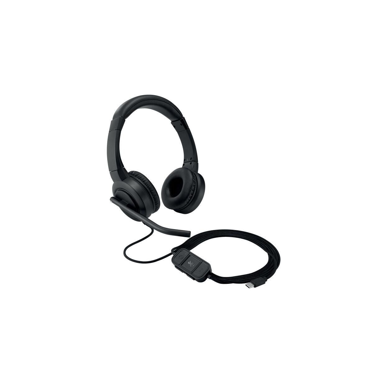 Kensington H1000 headset med mikrofon - Sort