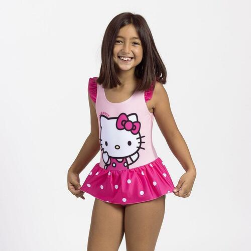 Badedragt til piger Hello Kitty Lyserød 4 år