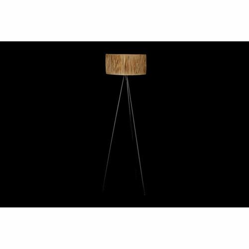 Gulvlampe DKD Home Decor Brun Sort Metal Raffiabast 50 W 220 V 56 x 46 x 140 cm