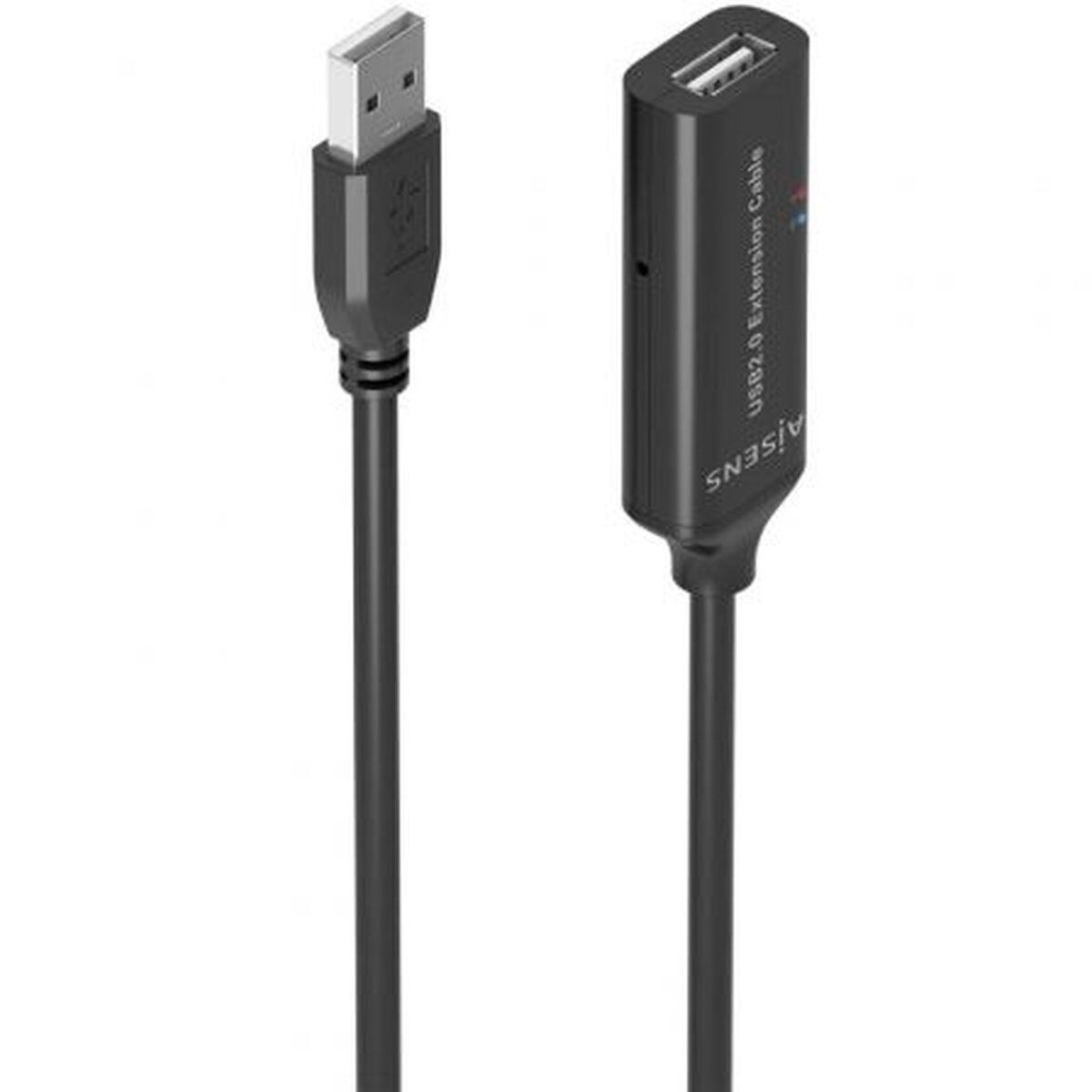 USB-kabel Aisens A101-0916 Sort 15 m