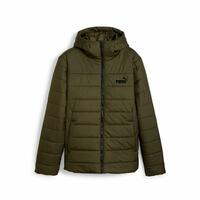 Sportsjakke til Mænd Puma Essentials Hooded Padded Mørk grøn M