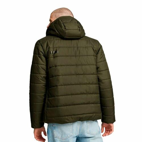Sportsjakke til Mænd Puma Essentials Hooded Padded Mørk grøn M