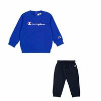 Sportstøj til Baby Champion Crewneck Suit Blå 9-12 månder