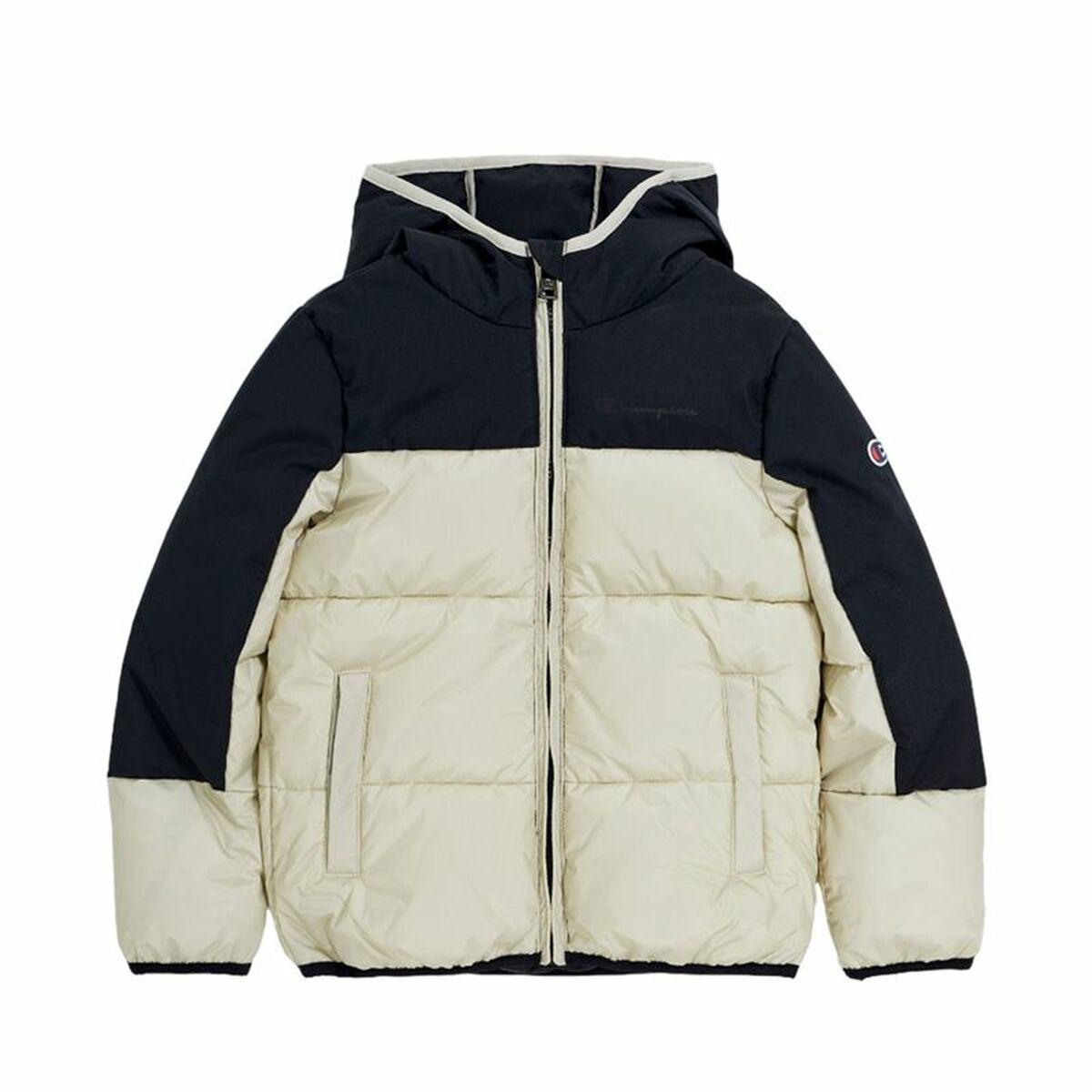 Sportsjakke til Mænd Champion Hooded Beige L
