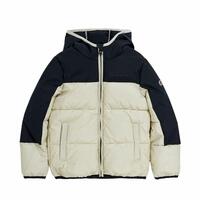 Sportsjakke til Mænd Champion Hooded Beige M