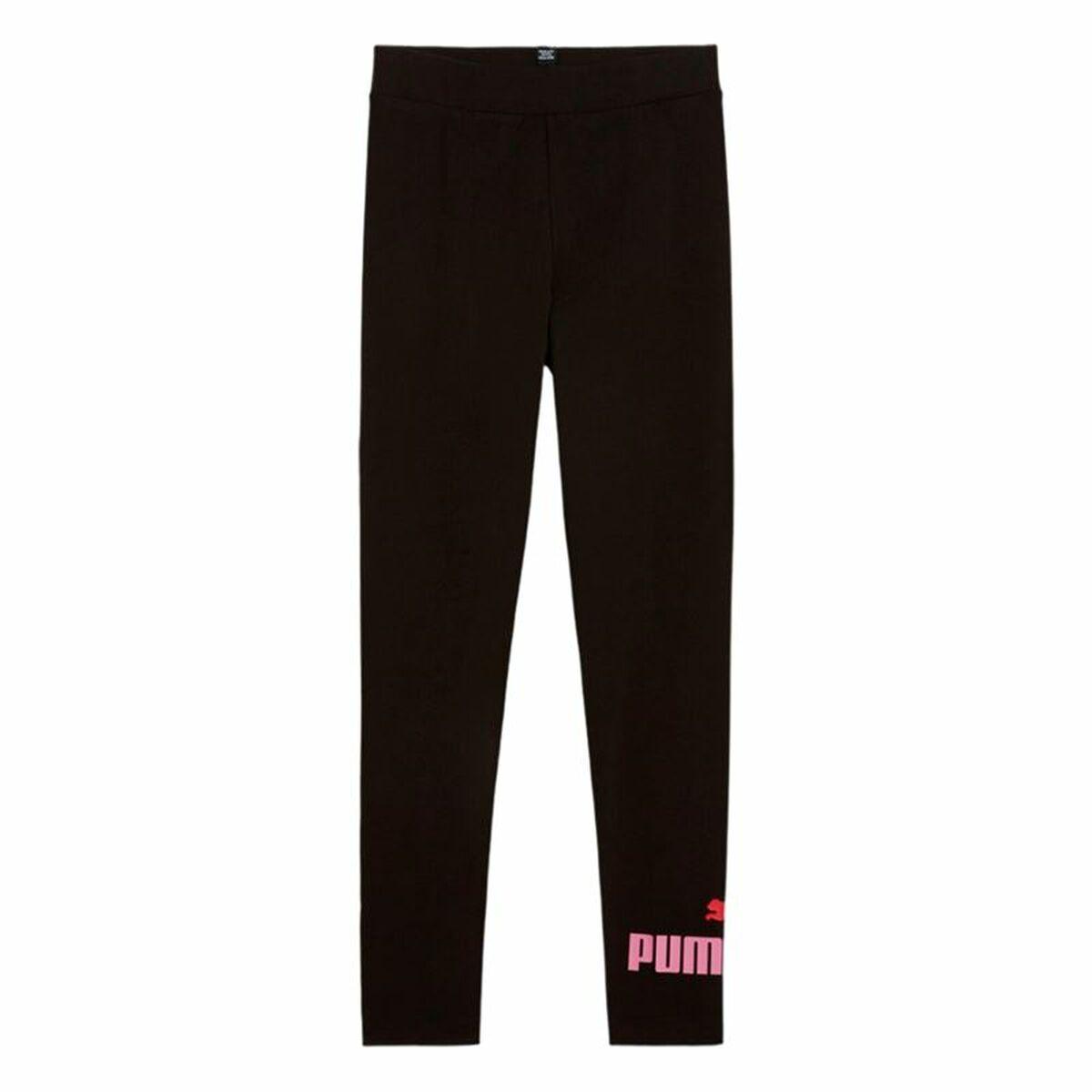 Puma Essentials Logo G sportsleggings til børn, sort (9-10 år)
