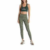 Sport leggings til kvinder Ditchil Ditchil Vibrant Oliven S